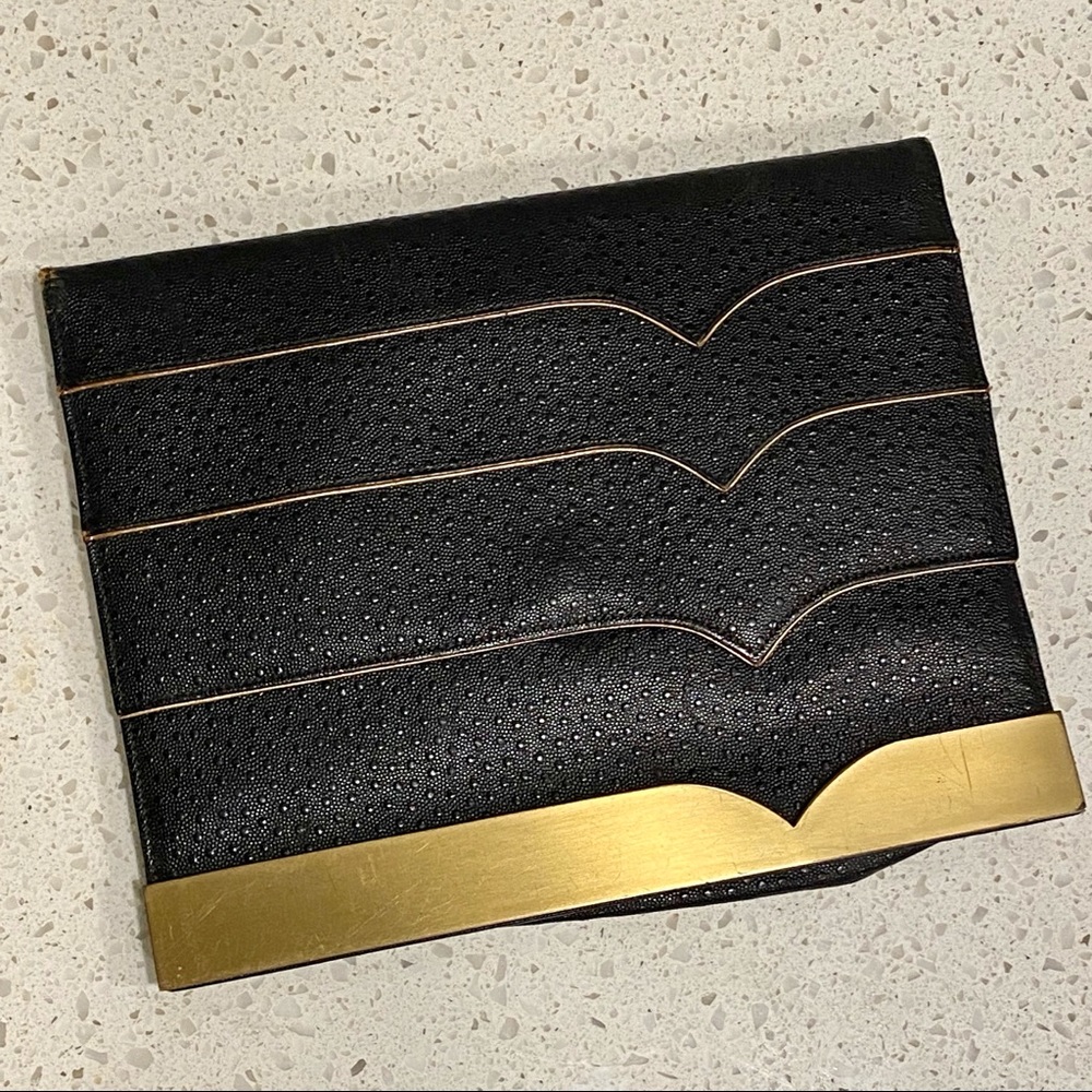 Nat Lewis New York - Paris clutch handle purse